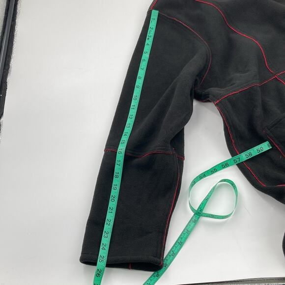 NEW Susan Graver Reversible Red Black Button Up Fleece Jacket Coat Size 2X - Picture 11 of 16